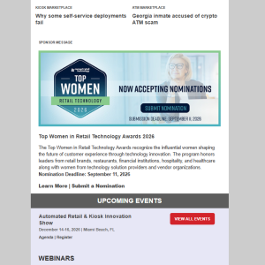 Retail Tech After Hours newsletter, full example
